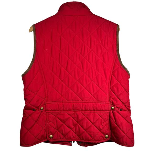 Ralph Lauren Size XL Quilted Red Women's Puff Vest Casual - Picture 2 of 10